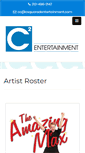 Mobile Screenshot of csquaredentertainment.com